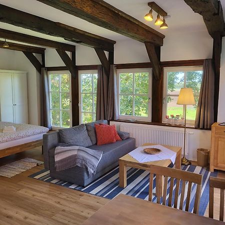 Altes Backhaus Bauernhof Vogel Lägenhet Rohrsen Exteriör bild
